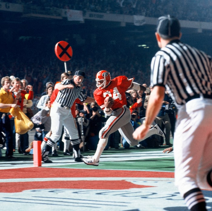 The state of Georgia was first introduced to Walker in 1980, when the freshman carried the Bulldogs to a national title-sealing Sugar Bowl win over Notre Dame.
